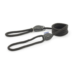 Ancol Viva Rope Slip & Control Halter Lead  Black