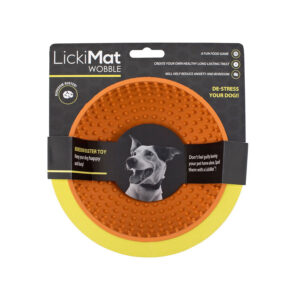 LickiMat Wobble Dog Slow Feeder  Orange