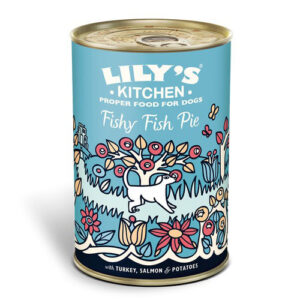 Lilys Kitchen Dog Food Fishy Fish Pie & Peas 400g