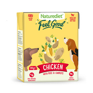 Naturediet Feel Good Complete Wet Dog Food Chicken 390g