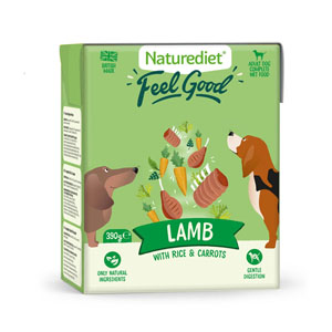 Naturediet Feel Good Complete Wet Dog Food Lamb 390g