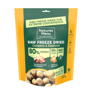Natures Menu Complete Raw Freeze Dried Dog Food Chicken