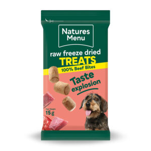 Natures Menu Freeze Dried Dog Treats Beef Bites  15g