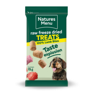 Natures Menu Freeze Dried Dog Treats Lamb Bites 15g
