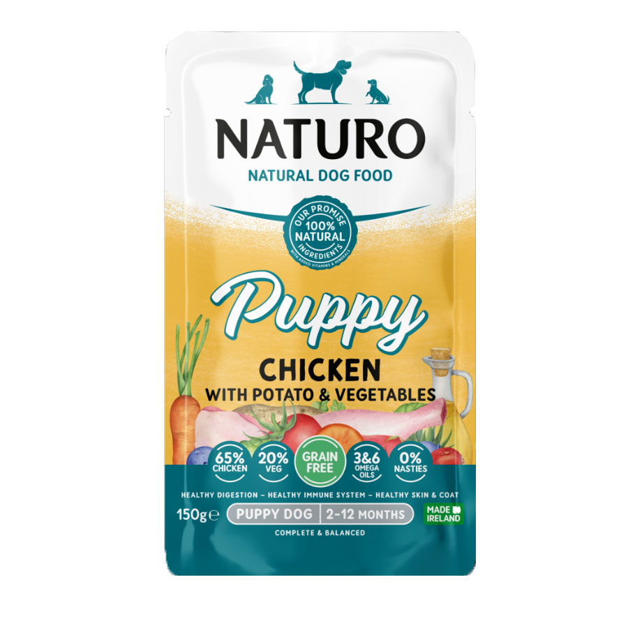 Naturo Grain Free Puppy Food Chicken 150g Pouch