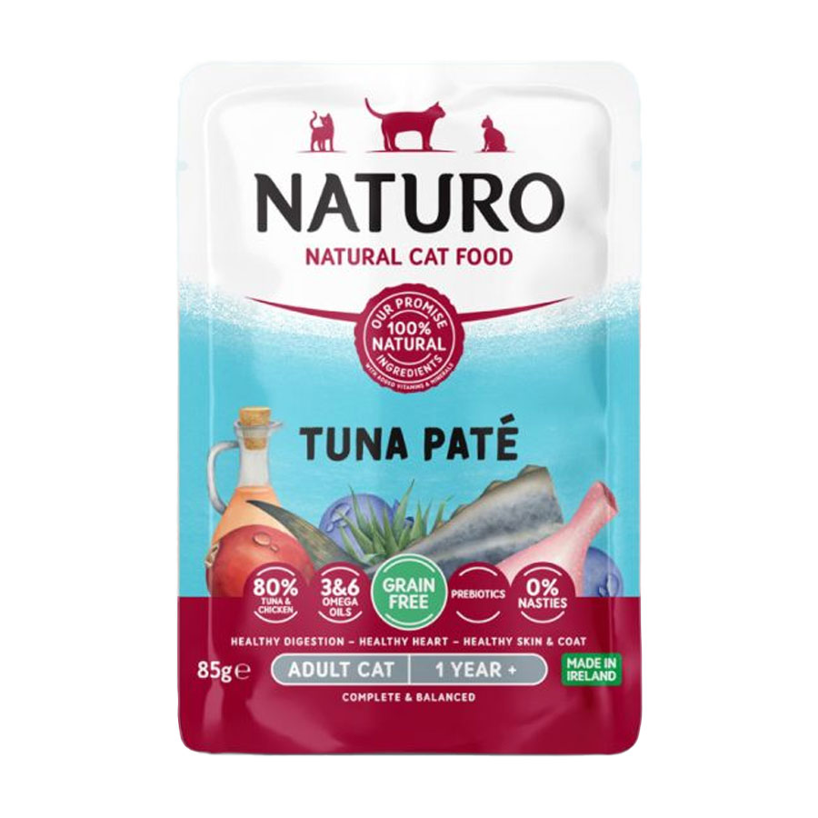 Naturo Adult Cat Pouch Tuna Pate 85g