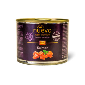 Nuevo Complete Tinned Wet Cat Food Adult Salmon 200g