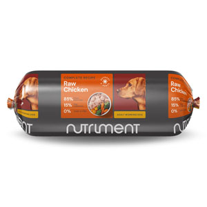 Nutriment Complete Frozen Raw Food Chub Adult Dog Chicken 1.4kg