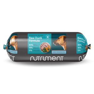 Nutriment Complete Frozen Raw Food Chub Adult Dog Duck 1.4kg
