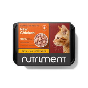 Nutriment Frozen Raw Complete Cat Food Chicken 500g