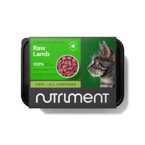 Nutriment Frozen Raw Complete Cat Food Lamb 500g