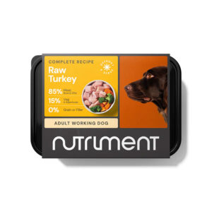 Nutriment Complete Raw Dog Food Turkey 500g