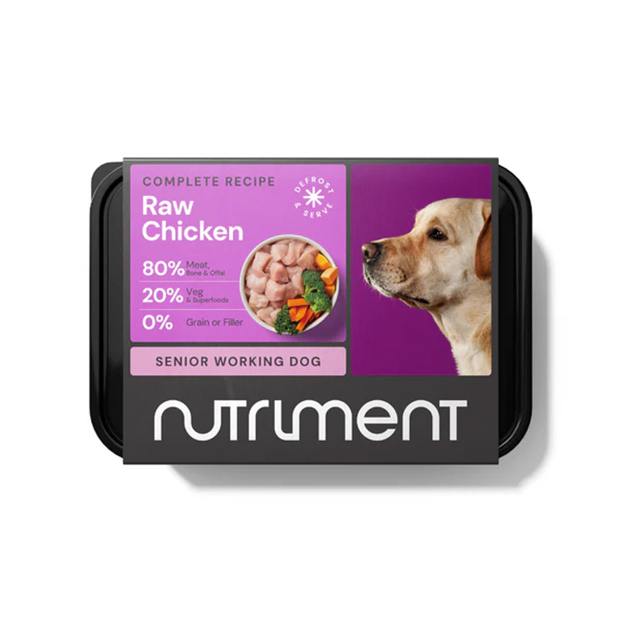 Nutriment Complete Raw Dog Food Senior Chicken 500g