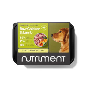 Nutriment Complete Raw Dog Food Chicken & Lamb 500g