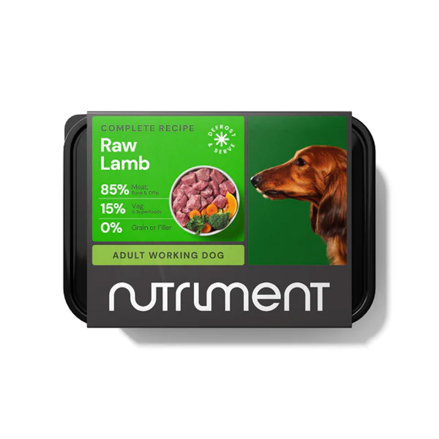 Nutriment Complete Raw Dog Food Lamb 500g
