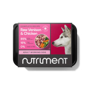 Nutriment Complete Raw Dog Food Venison & Chicken 500g