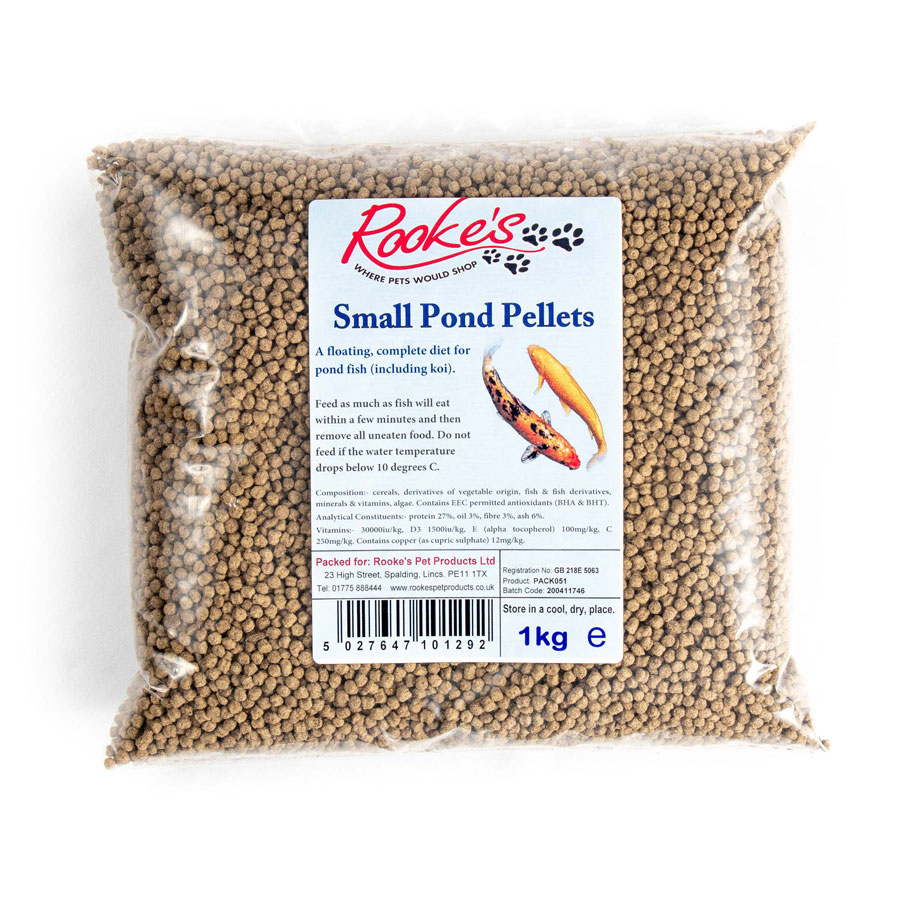 Rooke's Floating Pond Pellets Small (3mm)