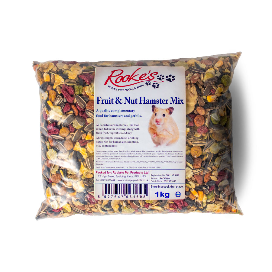 Rooke's Fruit & Nut Hamster Mix