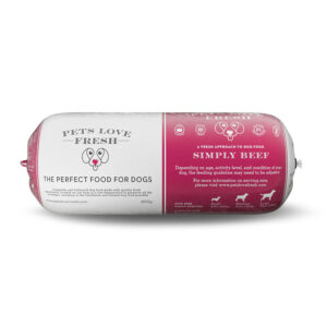 Pets Love Fresh Frozen Complete Dog Food Adult Beef 600g
