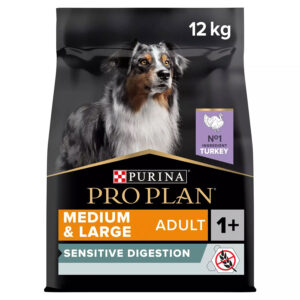 Pro Plan Dry Dog Medium & Large Adult Sensitive Digestion Turkey Grain Free 12kg