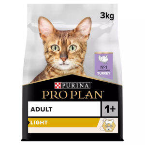 Pro Plan Complete Dry Cat Food Adult 1+ Light Turkey 3kg