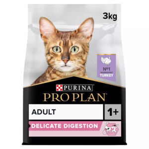 Pro Plan Complete Dry Cat Food Adult 1+ Delicate Digestion Turkey 3kg