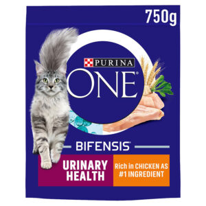 Purina ONE Complete Dry Cat Food Urinary Health Chicken 750g