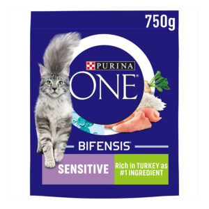 Purina ONE Complete Dry Cat Food Sensitive Turkey