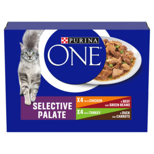 Purina ONE Complete Wet Cat Food Selective Palate  8x85g