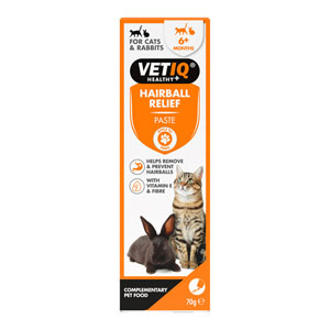 VetIQ Hairball Relief Paste for Cats & Rabbits 70g