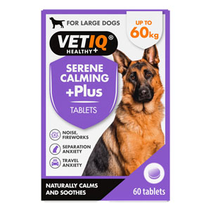 VETIQ Serene Calming +Plus Tablets for Large Dogs x60