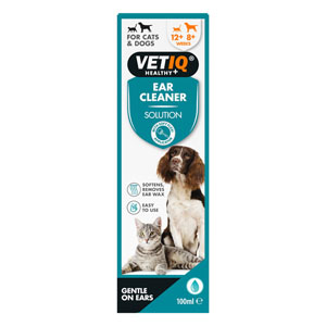 VetIQ Ear Cleaner Solution for Cats & Dogs 100 ml