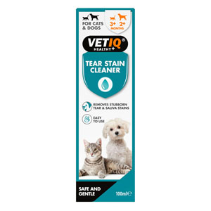 VetIQ Tear Stain Cleaner for Cats & Dogs 100 ml