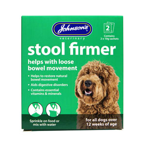 Johnson's Stool-Firmer for Dogs x2 Sachets