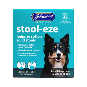 Johnson's Stool-eze for Dogs x2 Sachets