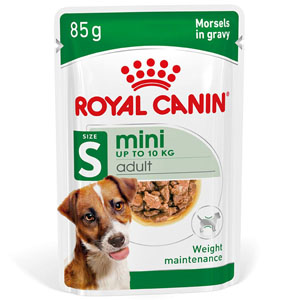 Royal Canin Complete Chunks in Gravy Wet Dog Food Mini Adult 85g