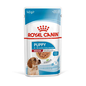 Royal Canin Complete Wet Dog Food Medium Puppy 140g