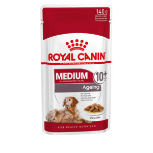 Royal Canin Complete Chunks in Gravy Wet Dog Food Medium Ageing 7+ 140g