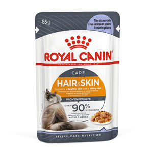 Royal Canin Wet Cat Food Pouch Hair & Skin in Jelly 85g