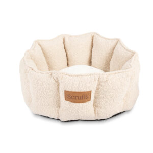 Scruffs Boucle Cat Bed Ivory