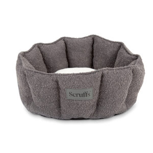 Scruffs Boucle Cat Bed Slate Grey