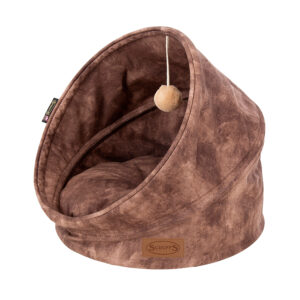 Scruffs Kensington Cat Bed Chocolate