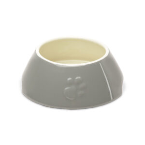 Scruffs Long Eared Dog Bowl Grey  21cm x 8.5cm