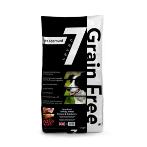 Seven Grain Free Adult Dry Dog Large Breed Turkey, Sweet Potato & Cranberry 12kg