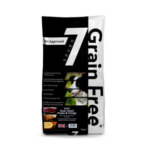 Seven Grain Free Complete Dry Dog Food Adult Duck, Sweet Potato & Orange