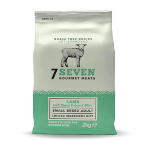 Seven Grain Free Complete Dry Dog Food Adult Small Breed Lamb & Mint 2kg