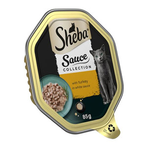 Sheba Foil Sauce Collection Turkey in White Sauce 85g