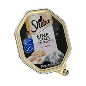 Sheba Foil Fine Flakes Salmon in Jelly 85g