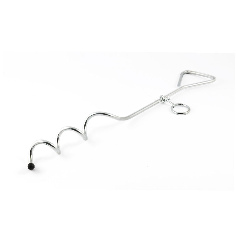 Rosewood Spiral Tie-Out Stake 40cm