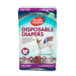 Simple Solution Disposable Dog Diapers 12pk
